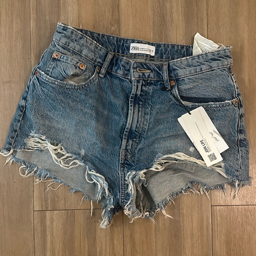 Zara denim shorts